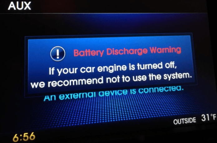 Battery Discharge Warning Hyundai